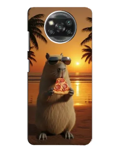 Чехол для OPPO Reno 4 с картинкой «Капибара с пиццей» Чехол для OPPO Reno 4 с картинкой «Капибара с пиццей»