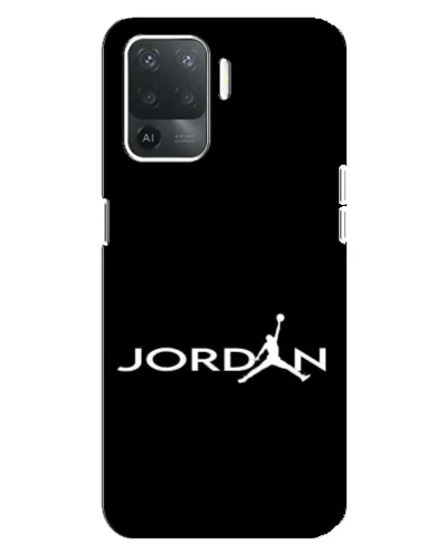 Чехол для OPPO Reno 5 Lite с картинкой «Jordan White Logo» Чехол для OPPO Reno 5 Lite с картинкой «Jordan White Logo»