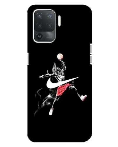 Чехол для OPPO Reno 5 Lite с картинкой «Jordan Jumpman» Чехол для OPPO Reno 5 Lite с картинкой «Jordan Jumpman»