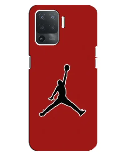 Чехол для OPPO Reno 5 Lite с картинкой «Jordan Red Back» Чехол для OPPO Reno 5 Lite с картинкой «Jordan Red Back»