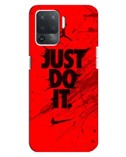Чехол для OPPO Reno 5 Lite с картинкой «Nike Just Do It» Чехол для OPPO Reno 5 Lite с картинкой «Nike Just Do It»