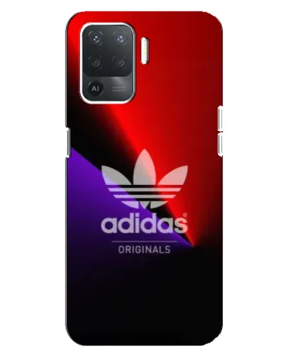 Чехол для OPPO Reno 5 Lite с картинкой «Adidas Red Neon»