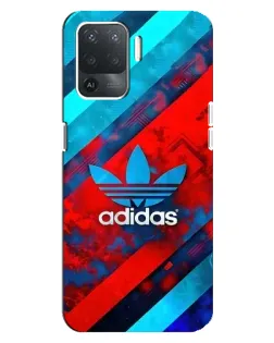Чехол для OPPO Reno 5 Lite с картинкой «Абстракция Adidas» Чехол для OPPO Reno 5 Lite с картинкой «Абстракция Adidas»