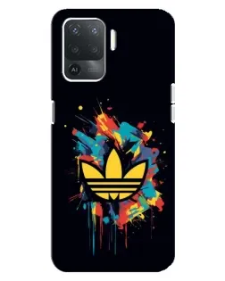 Чехол для OPPO Reno 5 Lite с картинкой «Adidas Splash» Чехол для OPPO Reno 5 Lite с картинкой «Adidas Splash»