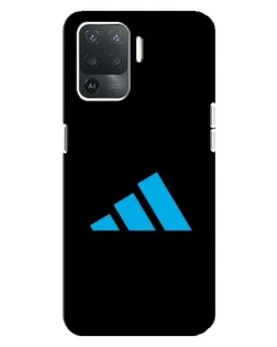 Чехол для OPPO Reno 5 Lite с картинкой «Adidas Cyan Logo» Чехол для OPPO Reno 5 Lite с картинкой «Adidas Cyan Logo»