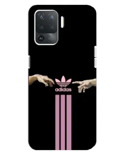 Чехол для OPPO Reno 5 Lite с картинкой «Adidas Hands» Чехол для OPPO Reno 5 Lite с картинкой «Adidas Hands»