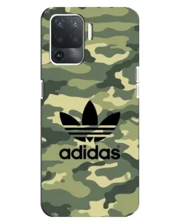 Чехол для OPPO Reno 5 Lite с картинкой «Милитари стиль Adidas» Чехол для OPPO Reno 5 Lite с картинкой «Милитари стиль Adidas»