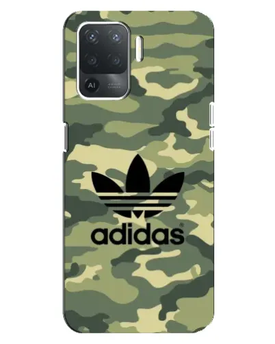 Чехол для OPPO Reno 5 Lite с картинкой «Милитари стиль Adidas»