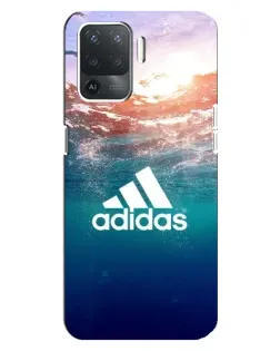 Чехол для OPPO Reno 5 Lite с картинкой «Океанская глубина адидас» Чехол для OPPO Reno 5 Lite с картинкой «Океанская глубина адидас»