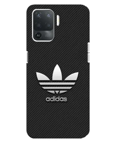 Чехол для OPPO Reno 5 Lite с картинкой «Adidas Карбоновая текстура»