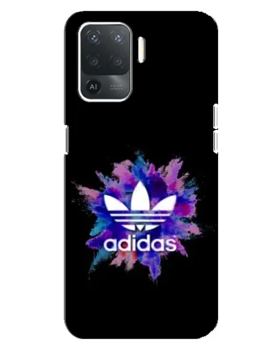 Чехол для OPPO Reno 5 Lite с картинкой «Взрыв красок Adidas»