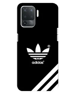 Чехол для OPPO Reno 5 Lite с картинкой «Adidas с диагональными полосами»