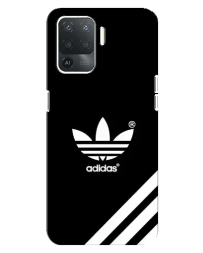Чехол для OPPO Reno 5 Lite с картинкой «Adidas с диагональными полосами»