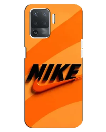 Чехол для OPPO Reno 5 Lite с картинкой «Оранжевый драйв Nike»