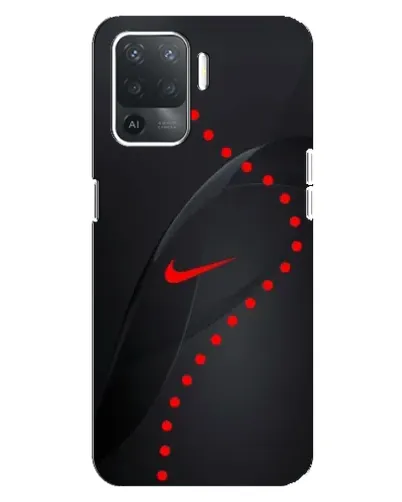 Чехол для OPPO Reno 5 Lite с картинкой «Абстрактный дизайн Nike»