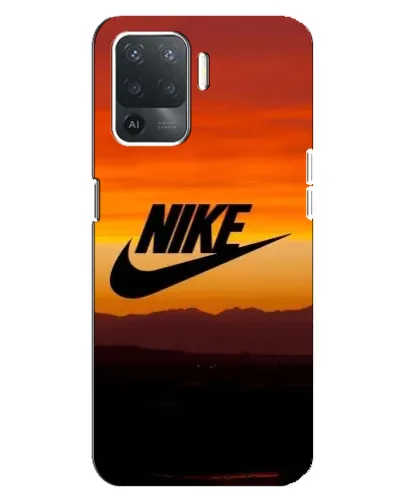 Чехол для OPPO Reno 5 Lite с картинкой «Nike — вечерний горизонт»