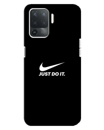 Чехол для OPPO Reno 5 Lite с картинкой «Минимализм от Nike»