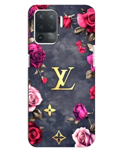 Чехол для OPPO Reno 5 Lite с картинкой «Цветочный Louis Vuitton» Чехол для OPPO Reno 5 Lite с картинкой «Цветочный Louis Vuitton»