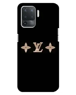 Чехол для OPPO Reno 5 Lite с картинкой «Louis Vuitton — минимализм»