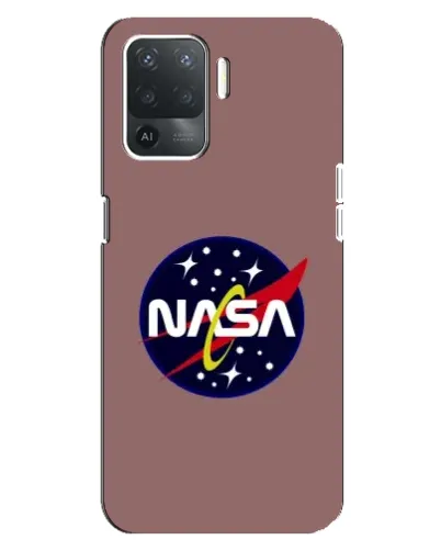 Чехол для OPPO Reno 5 Lite с картинкой «NASA — ретро космос»