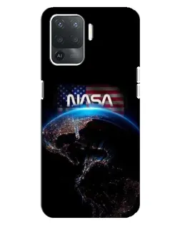 Чехол для OPPO Reno 5 Lite с картинкой «Земля из космоса NASA»