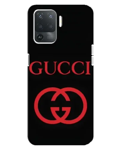 Чехол для OPPO Reno 5 Lite с картинкой «Gucci — красный логотип» Чехол для OPPO Reno 5 Lite с картинкой «Gucci — красный логотип»