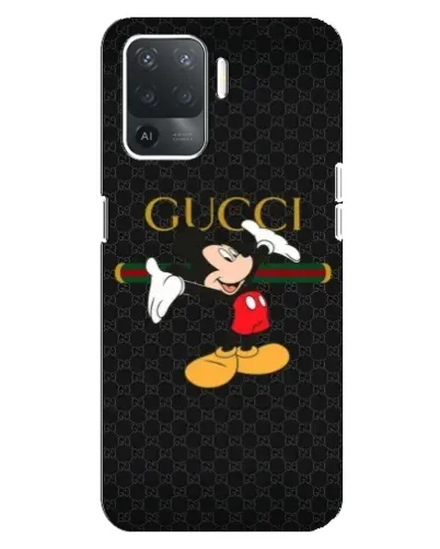 Чехол для OPPO Reno 5 Lite с картинкой «Микки Маус Gucci» Чехол для OPPO Reno 5 Lite с картинкой «Микки Маус Gucci»
