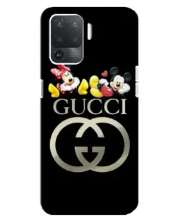 Чехол для OPPO Reno 5 Lite с картинкой «Gucci — герои Disney» Чехол для OPPO Reno 5 Lite с картинкой «Gucci — герои Disney»