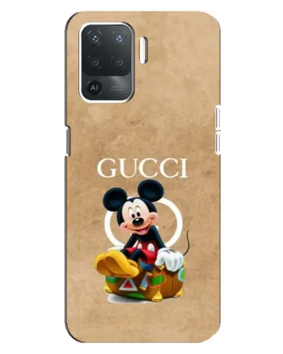 Чехол для OPPO Reno 5 Lite с картинкой «Микки Маус Gucci — крафт» Чехол для OPPO Reno 5 Lite с картинкой «Микки Маус Gucci — крафт»