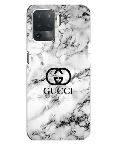 Чехол для OPPO Reno 5 Lite с картинкой «Gucci — мраморный шик» Чехол для OPPO Reno 5 Lite с картинкой «Gucci — мраморный шик»