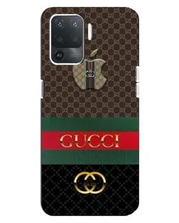 Чехол для OPPO Reno 5 Lite с картинкой «Gucci — брендированный десерт» Чехол для OPPO Reno 5 Lite с картинкой «Gucci — брендированный десерт»