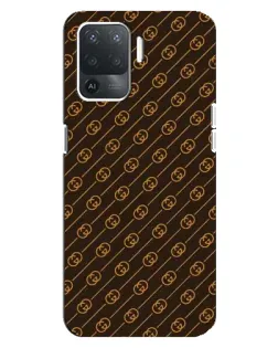 Чехол для OPPO Reno 5 Lite с картинкой «Gucci — золотые диагонали» Чехол для OPPO Reno 5 Lite с картинкой «Gucci — золотые диагонали»