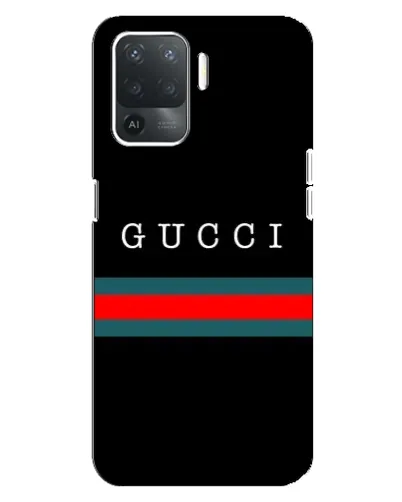 Чехол для OPPO Reno 5 Lite с картинкой «Gucci — красный пояс» Чехол для OPPO Reno 5 Lite с картинкой «Gucci — красный пояс»