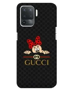 Чехол для OPPO Reno 5 Lite с картинкой «Минни Маус Gucci — черный» Чехол для OPPO Reno 5 Lite с картинкой «Минни Маус Gucci — черный»