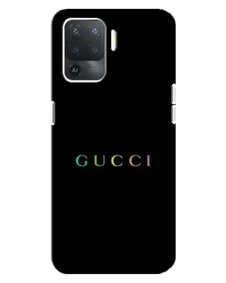 Чехол для OPPO Reno 5 Lite с картинкой «Gucci — неоновый минимализм» Чехол для OPPO Reno 5 Lite с картинкой «Gucci — неоновый минимализм»