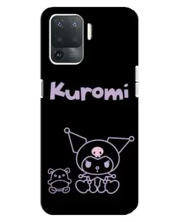 Чохол для OPPO Reno 5 Lite з картинкою «Kuromi — чорний мінімалізм» Чохол для OPPO Reno 5 Lite з картинкою «Kuromi — чорний мінімалізм»
