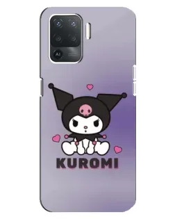 Чехол для OPPO Reno 5 Lite с картинкой «Kuromi — фиолетовый арт» Чехол для OPPO Reno 5 Lite с картинкой «Kuromi — фиолетовый арт»