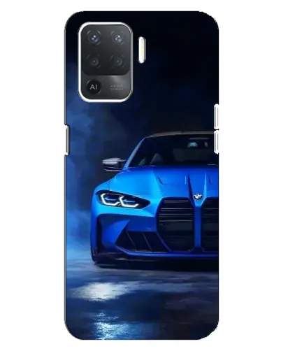 Чехол для OPPO Reno 5 Lite с картинкой «Голубая BMW M4» Чехол для OPPO Reno 5 Lite с картинкой «Голубая BMW M4»