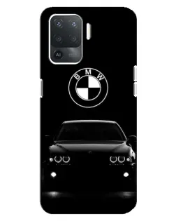 Чехол для OPPO Reno 5 Lite с картинкой «BMW — взгляд из темноты»