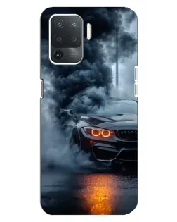 Чехол для OPPO Reno 5 Lite с картинкой «BMW M-Power — абстракция»