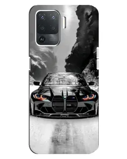 Чехол для OPPO Reno 5 Lite с картинкой «BMW — акварельный дрифт»