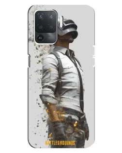 Чехол для OPPO Reno 5 Lite с картинкой «PUBG — боец в пыли» Чехол для OPPO Reno 5 Lite с картинкой «PUBG — боец в пыли»