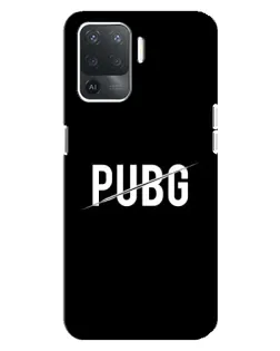 Чехол для OPPO Reno 5 Lite с картинкой «PUBG — белый логотип» Чехол для OPPO Reno 5 Lite с картинкой «PUBG — белый логотип»