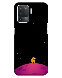 Чехол для OPPO Reno 5 Lite с картинкой «Одинокий герой на планете» Чехол для OPPO Reno 5 Lite с картинкой «Одинокий герой на планете»
