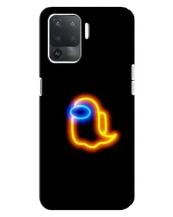 Чехол для OPPO Reno 5 Lite с картинкой «Among Us неоновое сияние» Чехол для OPPO Reno 5 Lite с картинкой «Among Us неоновое сияние»
