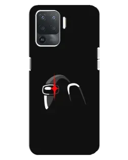 Чехол для OPPO Reno 5 Lite с картинкой «Among Us шлем» Чехол для OPPO Reno 5 Lite с картинкой «Among Us шлем»