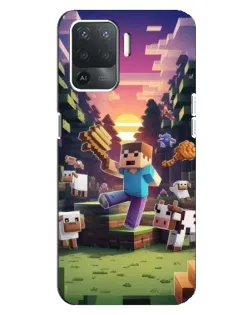 Чохол для OPPO Reno 5 Lite з картинкою «Стів на фермі» Чохол для OPPO Reno 5 Lite з картинкою «Стів на фермі»