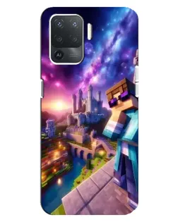 Чохол для OPPO Reno 5 Lite з картинкою «Стів та космос» Чохол для OPPO Reno 5 Lite з картинкою «Стів та космос»