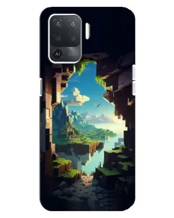Чохол для OPPO Reno 5 Lite з картинкою «Вид з печери» Чохол для OPPO Reno 5 Lite з картинкою «Вид з печери»