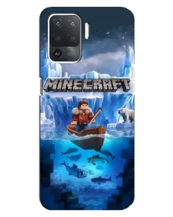 Чохол для OPPO Reno 5 Lite з картинкою «Minecraft льодянийсвіт» Чохол для OPPO Reno 5 Lite з картинкою «Minecraft льодянийсвіт»